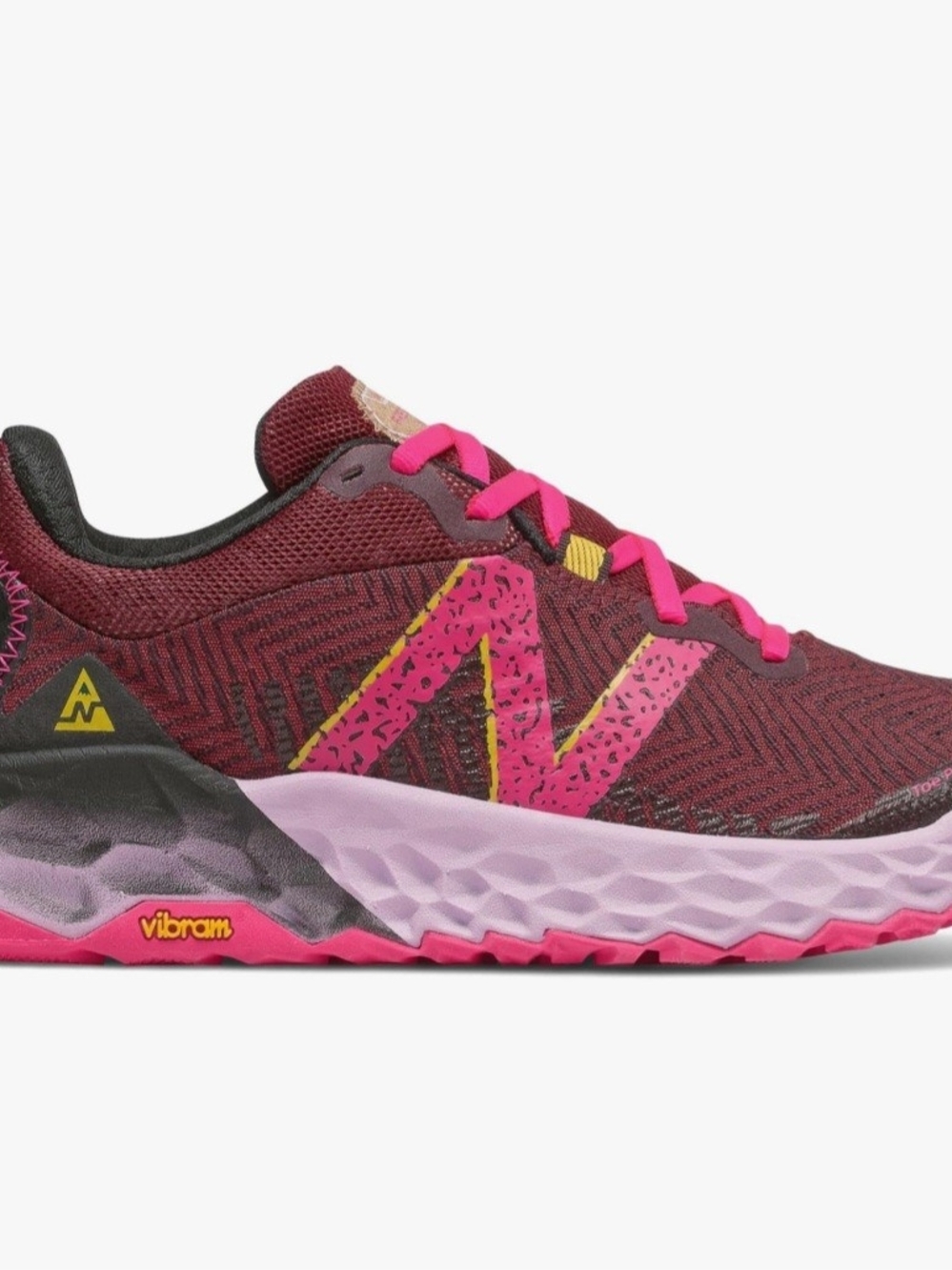 New Balance Women's Burgundy and Hot Pink Trail Sneaker